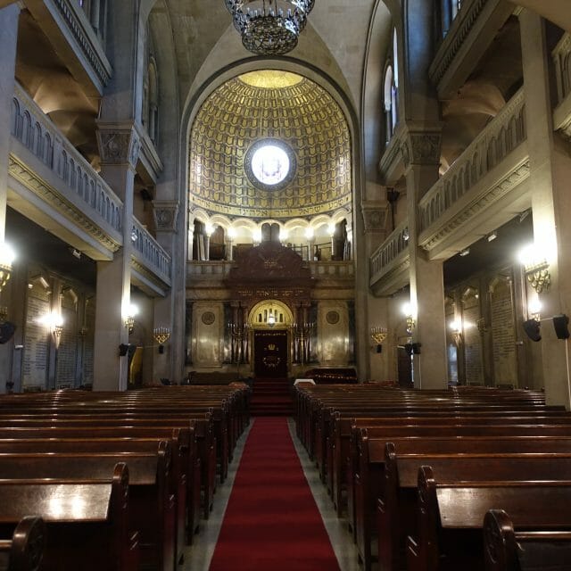 Inside the Libertad Synagogue in Buenos Aires