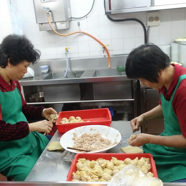 Hong Kong Food Prep at Tsim Chai Kee Noodle