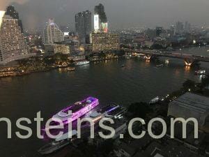 Thailand Evening View of Chao Phraya River