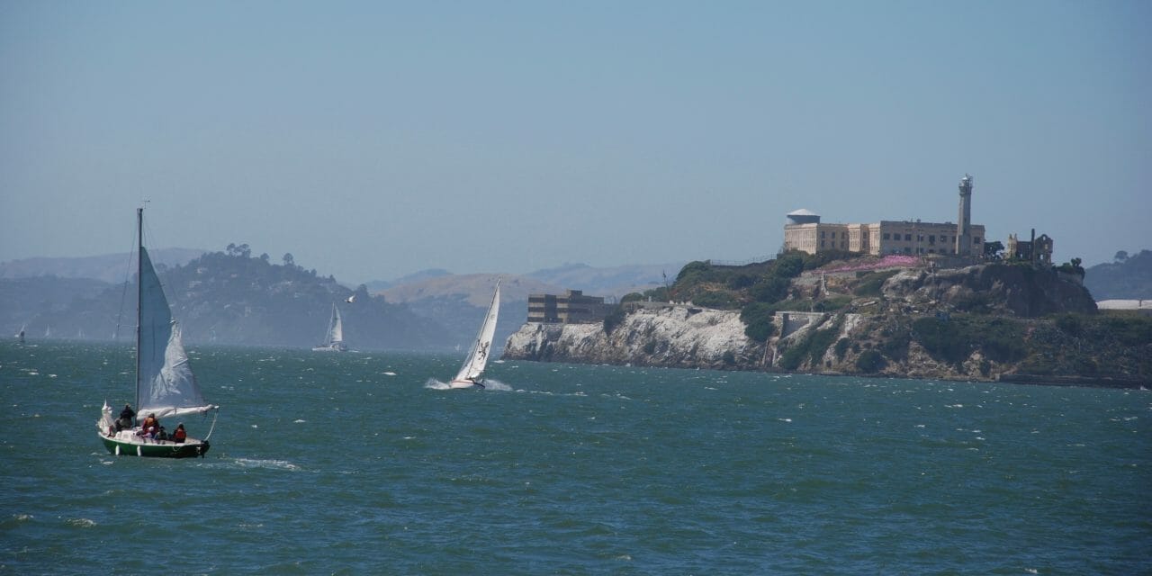 San Francisco Bay Cruise with views of Alcatraz and sailboats