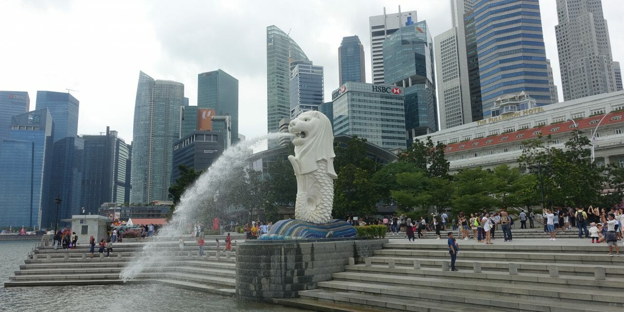 Merlion Park in Singapore