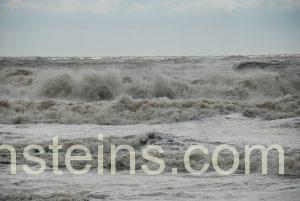 Hilton Head Island Ocean Waves During Tropical Storm