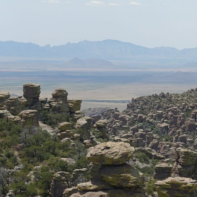 Cochise County Chiricahua National Monument in Cochise County Arizona View from Massai Point
