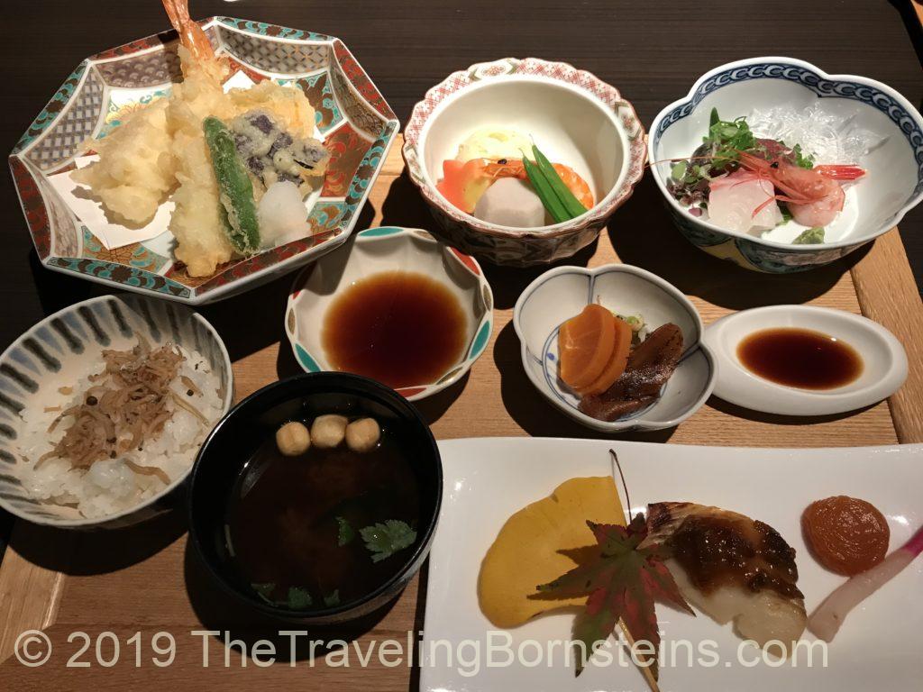 Dinner at the Ren SkyTree View Restaurant in Tokyo