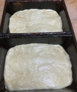 La Patisserie Francaise Brioche Bread Dough in Pan, Photo Courtesy of the Bakery