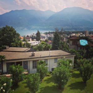 View of Lake Maggiore from Belvedere Hotel Locarno
