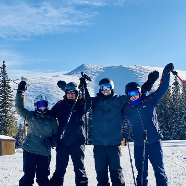 Bornstein Family Skiing