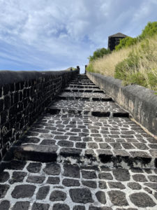 Steep Ramp at St. Kitt's Brimstone Hill Fortress National Park