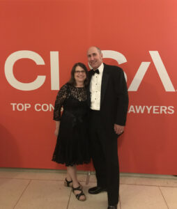 Sandy and Ira Bornstein at CLSA induction Ceremony 2018