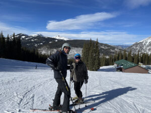 Sandy and Ira Bornstein at Copper Mountain February 2022